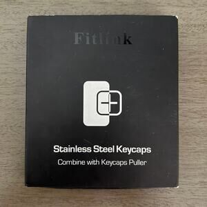 Stainless Steel Keycap Set | Brushed Silver